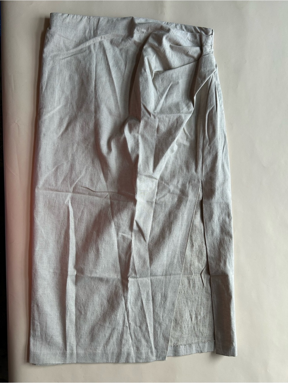 DKNY Beige Midi Skirt with Side Slit size S - Picture 2 of 8